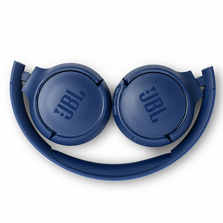 Наушники беспроводные Bluetooth JBL T500BT накладные складные синие