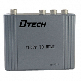 Преобразователь YpbPr/YCbCr в HDMI Dtech DT-7012