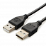 Кабель USB 2.0 - USB 2.0 (папа - папа) длина 1,8 м Cablexpert черный