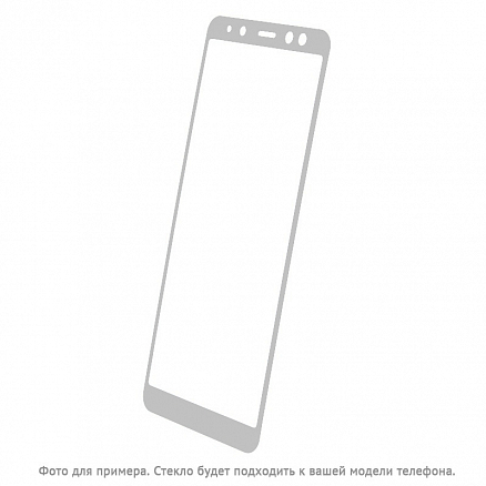 Защитное стекло для Xiaomi Redmi Note 4X на весь экран противоударное ISA Glue белое (без упаковки)
