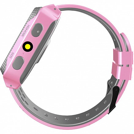 Детские умные часы с GPS трекером Jet Kid Scout серо-розовые