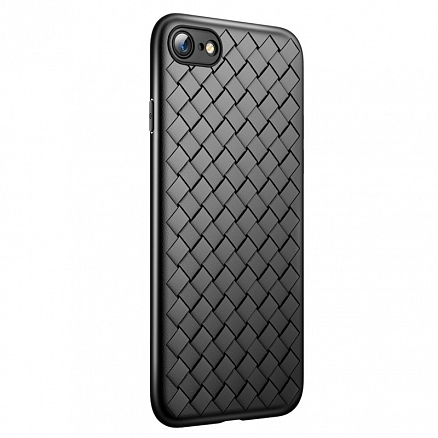 Чехол для iPhone 7, 8 гелевый ультратонкий Rock Ultrathin Weave черный