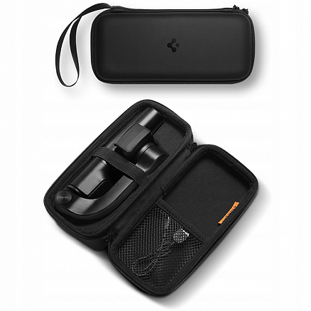 Монопод-стабилизатор Bluetooth 1-осевой с кнопкой и треногой Spigen S610W черный
