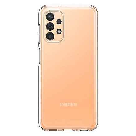 Чехол для Samsung Galaxy A13 4G гелевый ультратонкий Spigen Liquid Crystal прозрачный