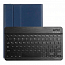 Чехол для Samsung Galaxy Tab S6 Lite 10.4 P610, P615 кожаный с клавиатурой NOVA-10 темно-синий