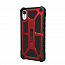 Чехол для iPhone XR гибридный для экстремальной защиты Urban Armor Gear UAG Monarch черно-красный