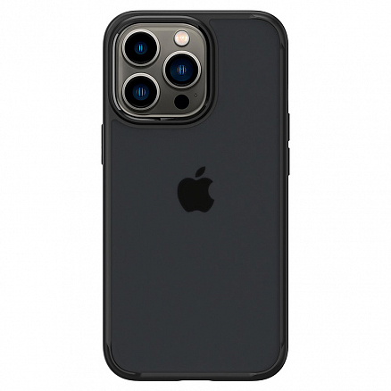 Чехол для iPhone 13 Pro гибридный Spigen Ultra Hybrid матовый прозрачно-черный