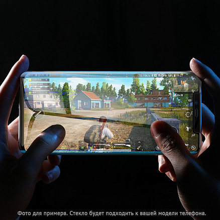 Защитное стекло для Samsung Galaxy S20 Ultra на весь экран противоударное T-Max Liquid c УФ-клеем прозрачное
