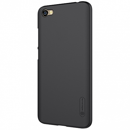 Чехол для Xiaomi Redmi Note 5A пластиковый тонкий Nillkin Super Frosted черный