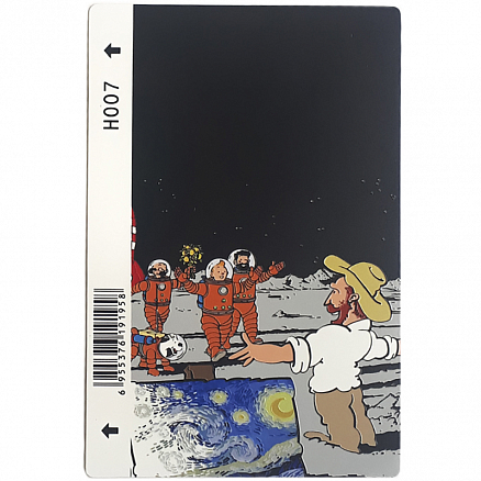 Пленка защитная на корпус для вашего телефона Mocoll Oil Painting Полет на Луну