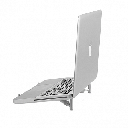Подставка для ноутбука до 17 дюймов складная Evolution X-Stand LS101 металлическая серебристая