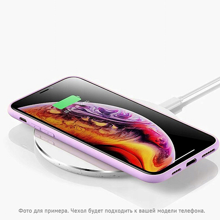 Чехол для Samsung Galaxy A52, A52s силиконовый Tech-Protect Icon сиреневый