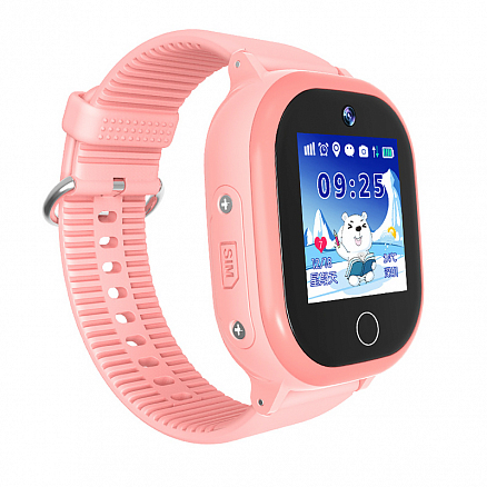 Детские умные часы с GPS трекером и камерой Smart Baby Watch Q06 розовые