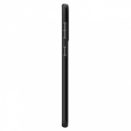 Чехол для Samsung Galaxy S21+ пластиковый тонкий Spigen SGP Thin Fit черный