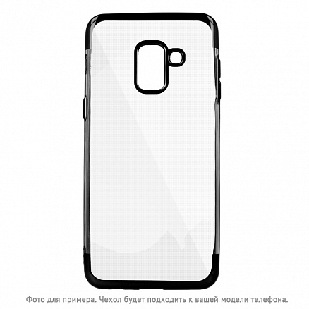 Чехол для Samsung Galaxy S8 G950F гелевый GreenGo Plating Soft прозрачно-черный