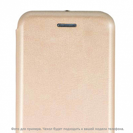 Чехол для Samsung Galaxy A30s, A50, A50s кожаный - книжка GreenGo Smart Diva золотистый