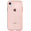 Чехол для iPhone XR гелевый с блестками Spigen SGP Liquid Crystal Glitter прозрачный розовый