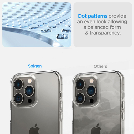 Чехол для iPhone 14 Pro гелевый Spigen Crystal Pack прозрачный
