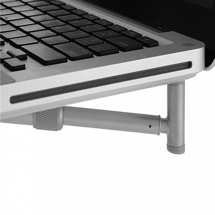 Подставка для ноутбука до 17 дюймов складная Evolution X-Stand LS101 металлическая серебристая