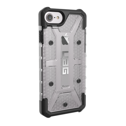 Чехол для iPhone 7, 8, 6, 6S гибридный для экстремальной защиты Urban Armor Gear UAG Plasma прозрачный