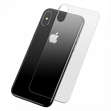 Защитное стекло для iPhone XS Max на заднюю крышку Baseus 0,3 мм прозрачное