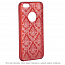 Чехол для iPhone 5, 5S, SE гелевый GreenGo Ornament красный
