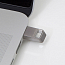 Флешка Kingston DataTraveler Micro MC3 128GB USB 3.1 металл серебристая