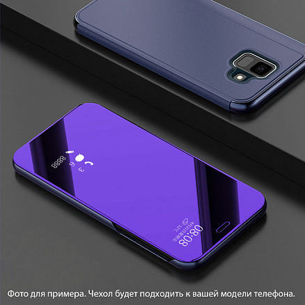 Чехол для Xiaomi Redmi 9A книжка Hurtel Clear View фиолетовый