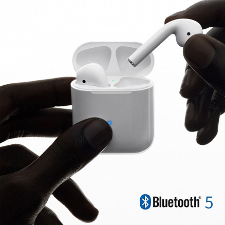 Наушники беспроводные Bluetooth WiWU Airbuds XQi вкладыши с микрофоном белые