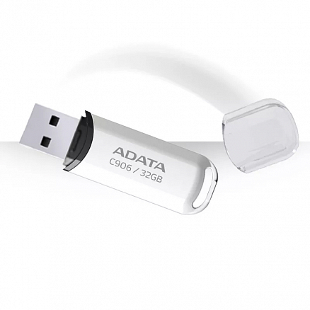 Флешка ADATA Classic C906 32GB USB 2.0 белая