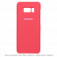 Чехол для Samsung Galaxy S8+ G955F пластиковый Soft-touch малиновый