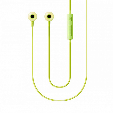 Наушники Samsung EO-HS1303 вакуумные с микрофоном и пультом зеленые