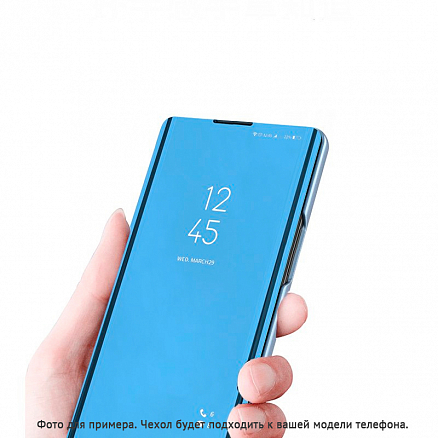 Чехол для Samsung Galaxy A21 книжка Hurtel Clear View синий