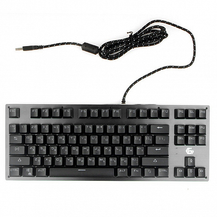 Клавиатура Gembird KB-G540L USB механическая с подсветкой игровая черная