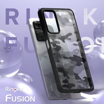 Чехол для Xiaomi Redmi Note 11 Pro, 11 Pro 5G гибридный Ringke Fusion камуфляжный матовый