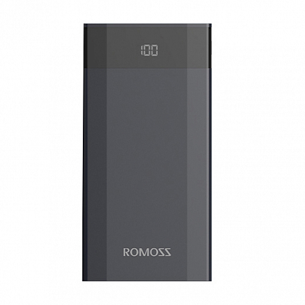 Внешний аккумулятор Romoss DP10 10000мАч (2хUSB, ток 3А, быстрая зарядка QC 3.0) черный