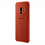 Чехол для Samsung Galaxy S9 оригинальный Alcantara Cover EF-XG960AREG красный