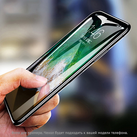 Защитное стекло для iPhone XS Max, 11 Pro Max на весь экран противоударное Lito-3 3D черное