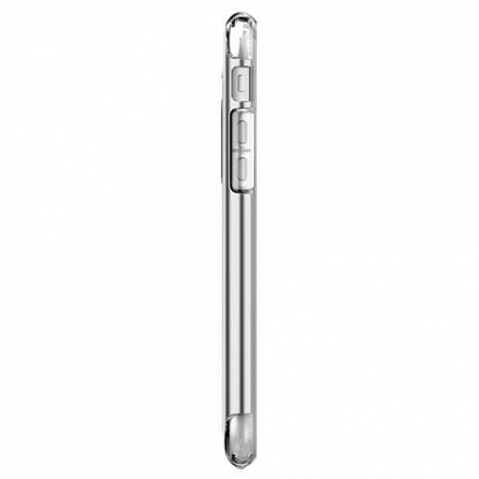 Чехол для iPhone 7, 8 гибридный тонкий Spigen SGP Slim Armor серебристый