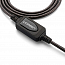 Кабель-удлинитель USB 2.0 (папа - мама) активный длина 15 м Ugreen US121 серый