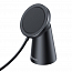 Беспроводная магнитная зарядка MagSafe для iPhone 15W Baseus Simple Magnetic Stand черная