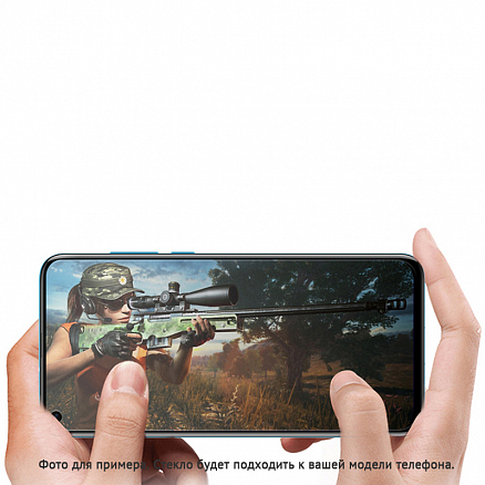 Защитное стекло для iPhone 12, 12 Pro на весь экран противоударное Mocoll Platinum 2.5D прозрачное матовое