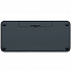 Клавиатура беспроводная Bluetooth для планшетов, смартфонов и ПК Logitech K380 Slim Multi-Device темно-серая
