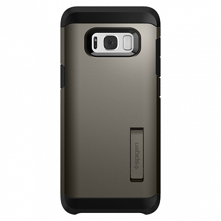 Чехол для Samsung Galaxy S8 G950F гибридный для экстремальной защиты Spigen SGP Tough Armor черно-серый