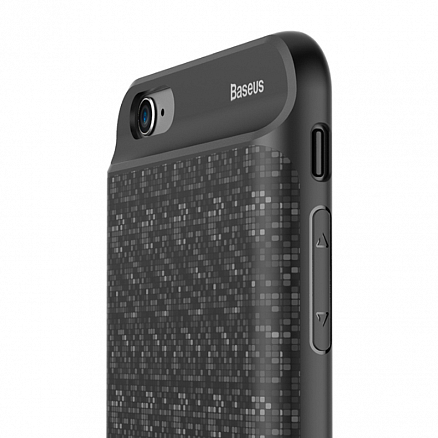Чехол-аккумулятор для iPhone 7, 8 Baseus Plaid 2500mAh черный