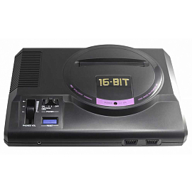 Игровая приставка Retro Genesis HD Ultra 16Bit 225 игр с двумя беспроводными геймпадами черная