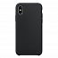 Чехол для iPhone X, XS силиконовый черный