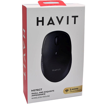 Мышь беспроводная оптическая Havit MS76GT 6 кнопок 1600 dpi черная