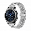Ремешок-браслет для Samsung Galaxy Watch 42 мм, Active, Active 2 40 мм и 44 мм металлический Nova Metal-7 серебристый