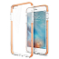 Чехол для iPhone 6, 6S гибридный Spigen SGP Ultra Hybrid Tech прозрачно-оранжевый